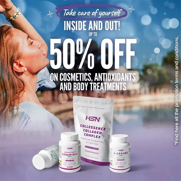 Up to 50% OFF on Cosmetics, Antioxidants and Body Treatments