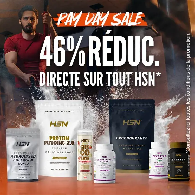 46% de R&eacute;duc. Directe sur Tout HSN