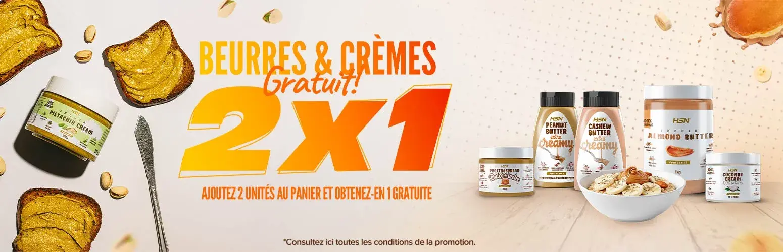 2x1 sur les Beurres & Cr&egrave;mes