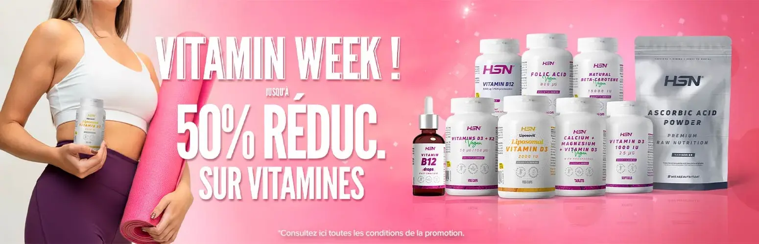 Jusqu'&agrave; 50% de R&eacute;duc. sur Vitamines