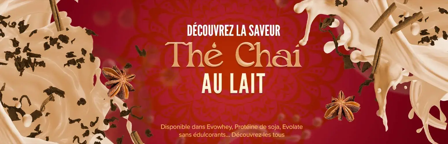 Testez notre saveur Thé Chai Au Lait