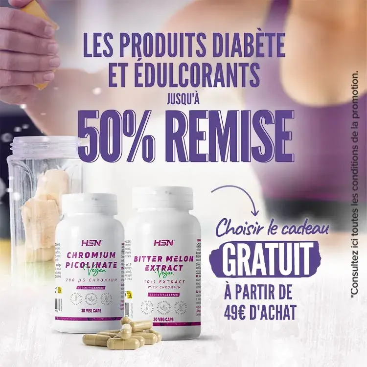 Jusqu’à 50 % Réduc. sur les Produits Diabète et Édulcorants