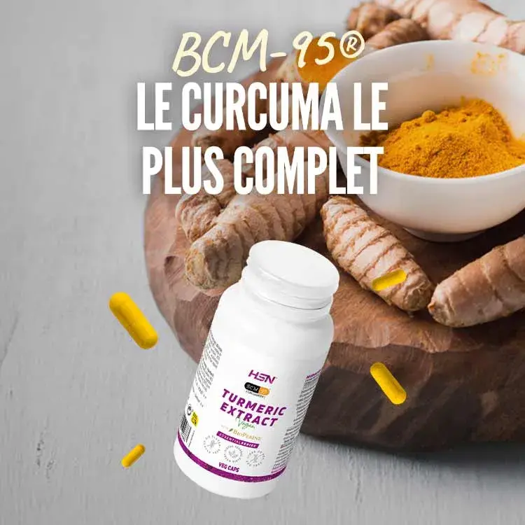 Extrait de Curcuma (25:1) 500mg (BCM-95®) + BioPerine®
