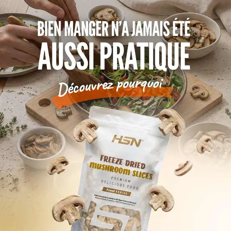 Champignon Liofilis&eacute; en Tranches de HSN