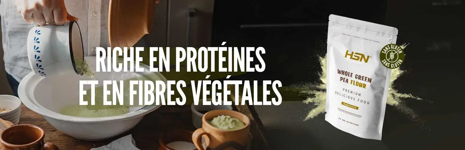 Farine de pois complète