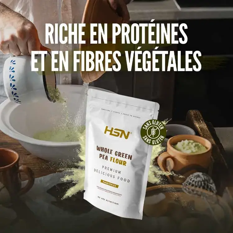 Farine de pois complète