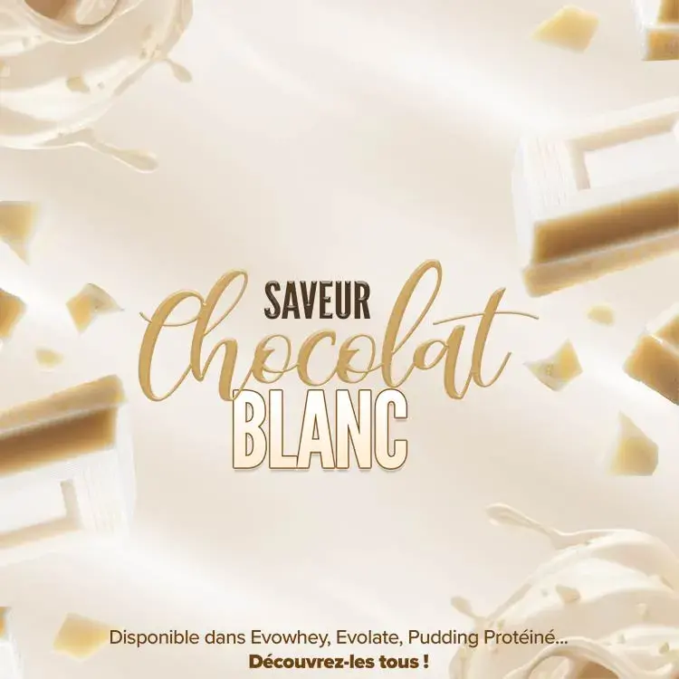 Testez notre saveur Chocolat Blanc