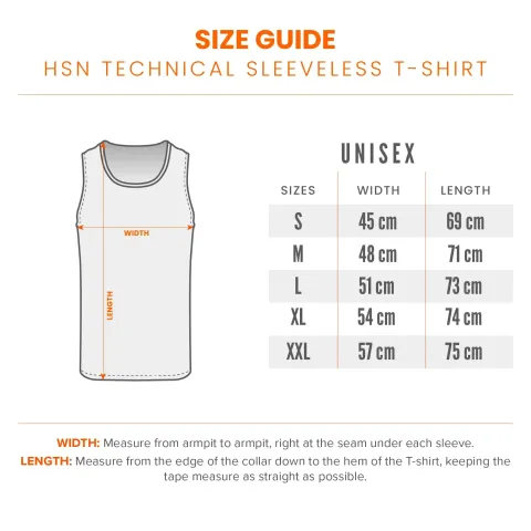 TECHNICAL SLEEVELESS T-SHIRT HSN