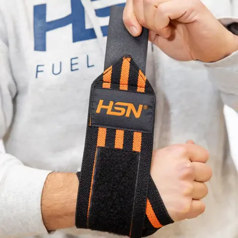 PROTÈGE-POIGNET HSN NOIR ET ORANGE (x2)