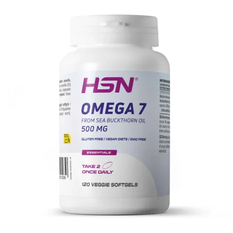 VEGAN OMEGA-7 SEA BUCKTHORN OIL 500 mg - 120 veggie softgels