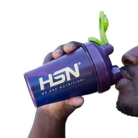 SHAKER HSN WE ARE NUTRITION! BOULE À MÉLANGE 400ml VERTE ET AUBERGINE