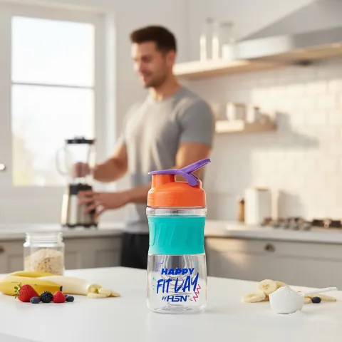 SLIM SHAKER HSN WE ARE NUTRITION ! BOULE M&Eacute;LANGEUSE 500 ml HAPPY FIT DAY