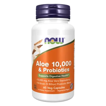 ALOE VERA 10.000 & PROBIOTIQUES - 60 veg caps