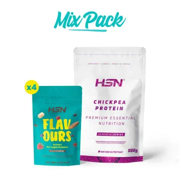 PROTÉINE DE POIS CHICHE + AROMATISANTES - MIX PACK