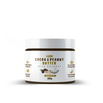 CRÈME À TARTINER DE CACAO ET ARACHIDE À LA NOIX DE COCO