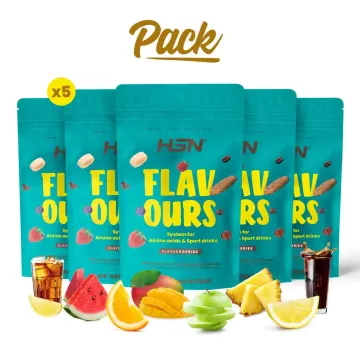 ARÔMES EN POUDRE POUR ACIDES AMINÉS ET BOISSONS SPORTIVES – PACK DÉGUSTATION