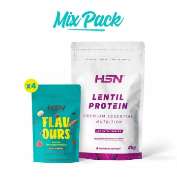 PROTÉINE DE LENTILLE + AROMATISANTES - MIX PACK
