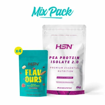 PROTÉINE DE POIS ISOLÉE 2.0 + AROMATISANTES - MIX PACK