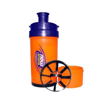 SHAKER NOW SPORTS 3 EN 1 700ml ORANGE-BLEU// 8983