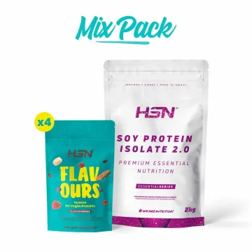 PROTÉINE DE SOJA ISOLÉE 2.0 + AROMATISANTES - MIX PACK
