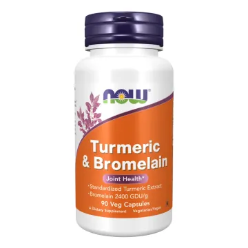 EXTRAIT DE CURCUMA + BROMÉLINE 300mg/150mg - 90 veg caps