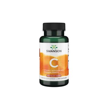 VITAMINE C + ROSA MUSQUÉE 500mg GÉLULES