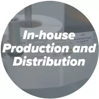 own manufacture and distribution