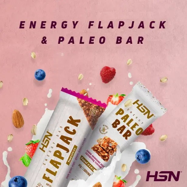 Energy flapjack paleo bar