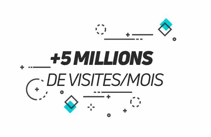 Plus de 5 millions de visites