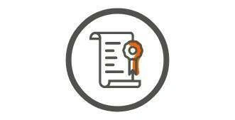 icône garantie de qualité.